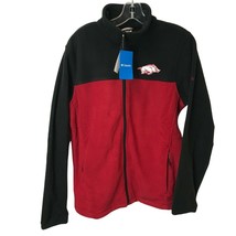 Columbia Men&#39;s NCAA Arkansas Razorbacks Fleece Jacket (Size Small) - £43.39 GBP