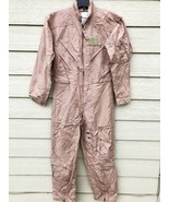 GENUINE US AIR FORCE TAN NOMEX FIRE RESISTANT FLIGHT SUIT CWU-27/P - 36R. - $1,392.96 MXN