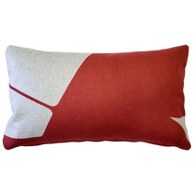 Boketto Spanish Red Throw Pillow 12x19, with Polyfill Insert - £51.50 GBP