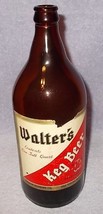 Walters Keg Beer Picnic Quart Size Brown Bottle Eau Claire Wisconsin - £9.44 GBP