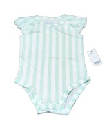 6-12 Months Rockets of Awesome Mini Girls Summer One Piece Bodysuit Mint  - $4.99