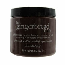 New Philosophy Gingerbread Man Body Souffle Cream Giant 16 oz multiple a... - $29.99