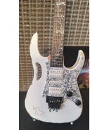 STEVE VAI -Ibanez Distressed White JEM EVO 1:4 Scale Replica Guitar ~Axe... - €28,83 EUR