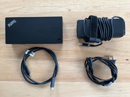 Lenovo ThinkPad USB-C Dock Gen 2 LDC-G2 40AS 03X7609 Docking Station w/ ... - $54.44