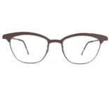 Lindberg Eyeglasses Frames 9819 U14 Shiny Burgundy Red Matte Purple 50-1... - $277.19