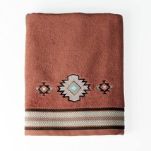 Southwest Sunset Bath Towel, 25X50,Cotton, Rust - $21.99