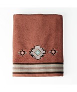 Southwest Sunset Bath Towel, 25X50,Cotton, Rust - $21.99