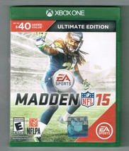 EA Spots Madden NFL 15 Ultimate Edition Xbox One video Game Disc &amp; Case - £11.40 GBP