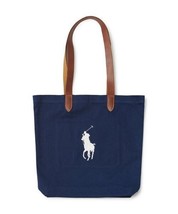 Polo Ralph Lauren&#39;s Wimbledon Shopper Tote bag WMBD Men&#39;s Tote Bag Large Navy - £107.12 GBP