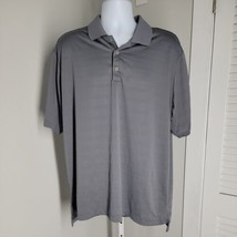 Adidas Golf Polo Collared Shirt ~ Sz XL ~ Gray ~ Short Sleeve - £17.69 GBP