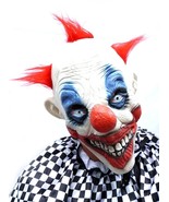 Terrifying Halloween Killer Clown Mask - Handcrafted Latex Smiling Clown - $467.85 MXN