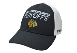 Chicago Blackhawks Reebok NHL Stanley Cup Playoffs Adjustable Hockey Hat - £14.38 GBP