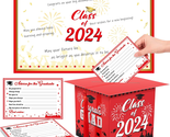 2024 Graduation Card Box, Graduation Party Centerpieces for Tables, Grad... - $21.51