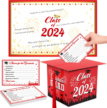2024 Graduation Card Box, Graduation Party Centerpieces for Tables, Graduation C - £16.92 GBP