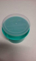 Denture Cup 8 Oz. with Clear Lid - Turquoise Color, Pack of 15 - £14.25 GBP