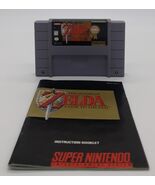 Super Nintendo SNES Legend of Zelda A Link to the Past w/ Booklet VERY RARE - $140.34 CAD