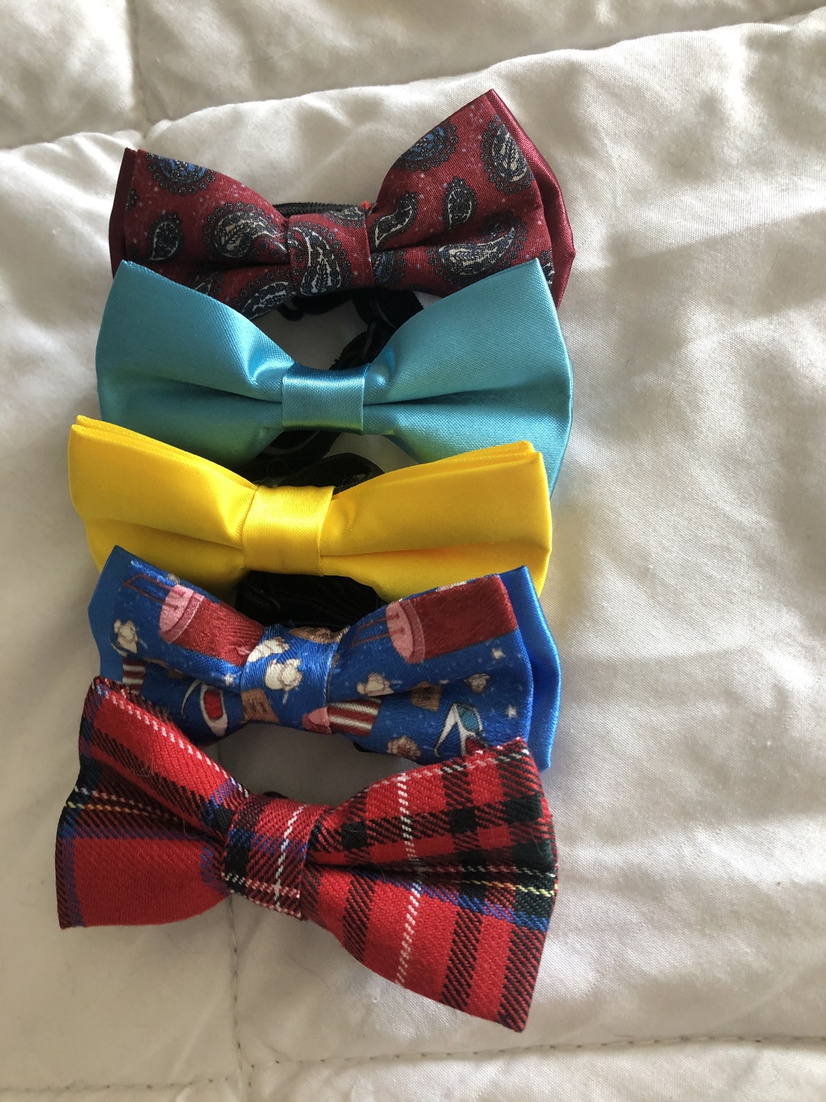 Colorful tie bow for cats and dogs - $12.00