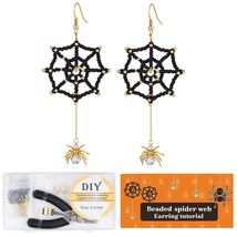 DoDoBeads Halloween Earring Making Kit Spider CZ Pendant Gold Beads - €9,88 DoDoBeads Halloween Earring Making Kit Spider CZ Pendant Gold Beads - €9,88 EUR
