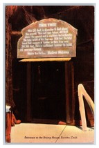 Stump House Entrance Eureka California CA Linen Postcard N24 - £2.65 GBP