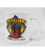 Vintage Nashville Cowboy Boots Music City Coffee Mug MC Art Co     - £19.51 GBP
