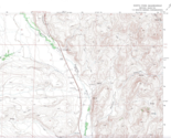 North Fork, Nevada 1971 Vintage USGS Topo Map 7.5 Quadrangle Topographic - $23.99