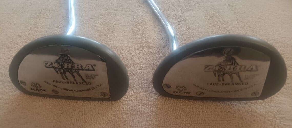 TZ GOLF - RARE Ram Zebra Face Balanced Mid-Mallet 35&quot; OR 38.5&quot; Steel Put... - $46.40