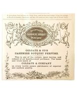 Colgate Cashmere Bouquet Perfume 1885 Advertisement Victorian Beauty ADB... - $42.03 CAD