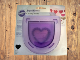 Wilton Sugar Sheets Cutting Insert Scalloped Heart Shape - £7.01 GBP