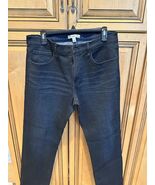 Men’s And Now This Blue Jeans Sz 32w 31L Dark Blue Stretch Straight - $273.08 MXN