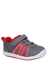 Garanimals Infants Athletic Boys Shoes Size 3 Dark Gray Red White NEW - £9.87 GBP