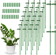 60 Pcs Adjustable Plant Support Stakes  Single Stem Support 12 Inch (Green) - $44.92