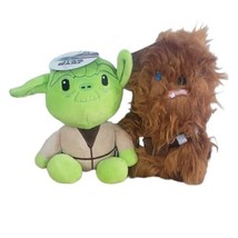 Star Wars Pet Toy Plush Bundle Yoda And Chewbacca 9&quot; NEW - £32.75 GBP