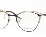 OU 05.427.02 Schwarz/Weiß / Dark Golden Sand Einzigartig Rare Brille 50-... - $96.02