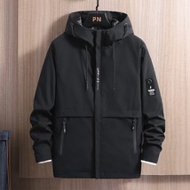 Autumn Winter Jacket Men&#39;s Wear Hooded Jacket Coat Man Fashion s Windshi... - £88.79 GBP