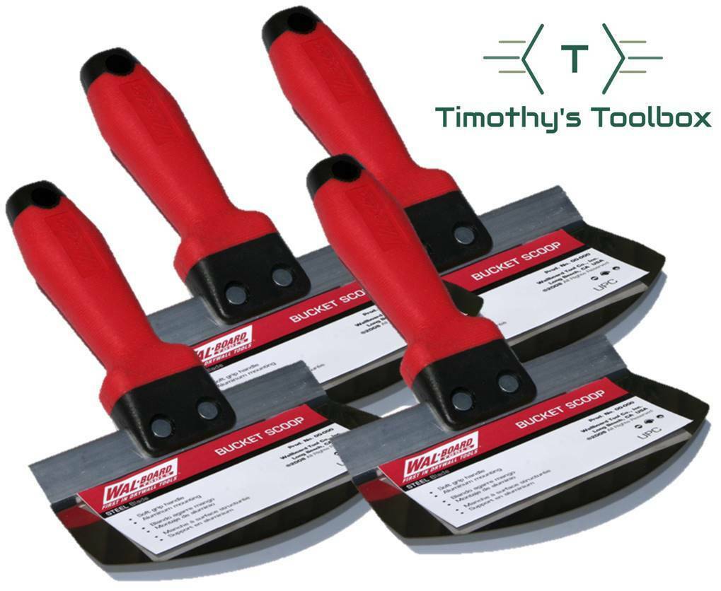 Wal-Board Tuff Grip Stainless Steel Bucket Scoop for Drywall, Mortar, St... - $39.00