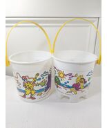 Vintage McDonald&#39;s SET 2 beach sand castle bucket pail Ronald McDonald 1... - €12,85 EUR