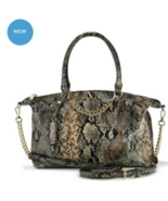 Victoria’s Secret Natural Python Slouchy Purse Bag - $74.95