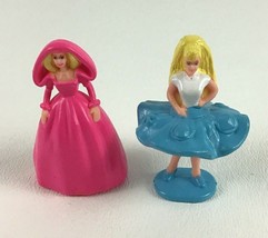 Barbie Miniature PVC Dolls 1.5" Figures Robe Ballerina Lot Mattel 1998 B44 - $14.80