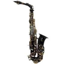 HOLIDAY SALE Black/Gold Alto Saxophone w Wonderful Versatile Case *GREAT... - $279.99