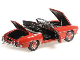 1955 Mercedes-Benz 190 SL Convertible Red (Top Down) 1/18 Diecast Model Car by M - $210.24