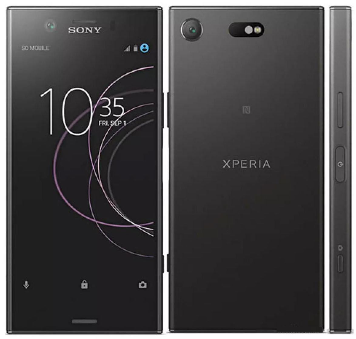Sony Xperia xz1 compact g8441 4gb 32gb 19mp fingerprint 4.6 android phone black - £262.96 GBP