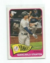 Giancarlo Stanton (Yankees) 2021 Topps Series 2 1965 Topps Redux Card #T65-34 - £3.95 GBP