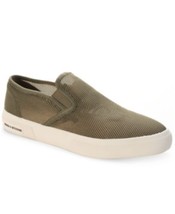 Sun + Stone Men&#39;s Lyle Slip-On Sneakers in Olive-Size 11M - $26.99