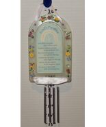 God's Promise Inspirational Wind Chime Wall Plaque | Religious Verse Decor - $24.70