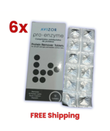 6 Boxes Avizor PRO-ENZYME Protein Remover Tablets 12&#39;s Contact Lenses Soft - $126.71