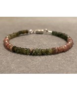 Multicolor Tourmaline Bracelet, Multi Tourmaline Bracelet, Tourmaline Be... - $68.49 CAD