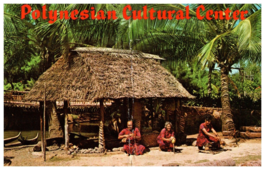 Polynesian Cultural Center Laie Oahu Hawaii Postcard Posted 1972 - £6.02 GBP