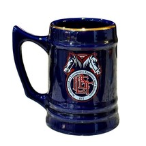 Brotherhood of Locomotive Engineers Trainmen IBT Coffee Mug Stein Blue C... - $16.29