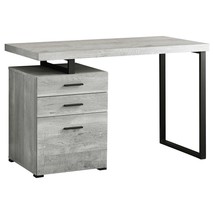 47" Gray and Black Computer Desk With Three Drawers - $8,756.49 MXN