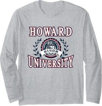 Howard University Bison Laurels Logo Officially Licensed Long Sleeve T-S... - $19.27
